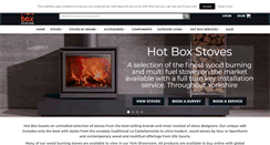 Desktop Screenshot of hotboxstoves.co.uk
